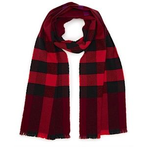 Lash Fringe Wool & Cashmere Scarf BURBERRY